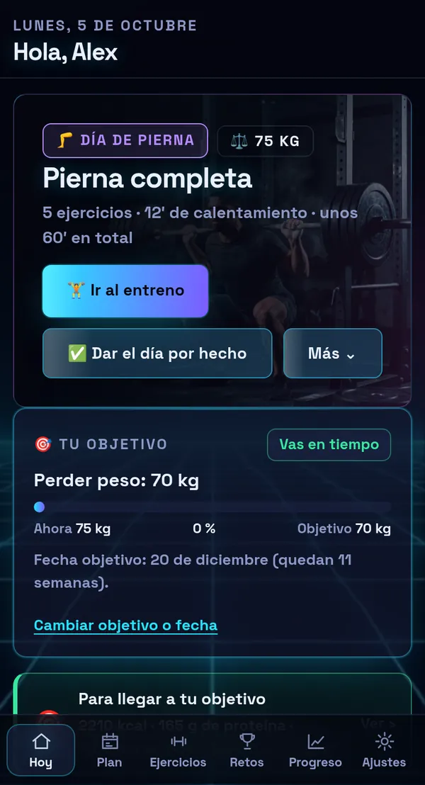 Así se ve tu día en la app